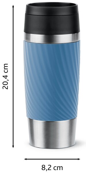 Travel Mug Twist Cestovní hrnek, 0,36 l, aqua modrá TEFAL N2024510