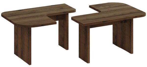 Set 2 ks konferenčních stolků Irisha (ořech). Akce -15%