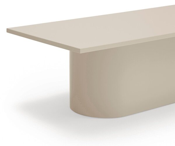 Krémový konferenční stolek 50x111 cm Totem – Teulat