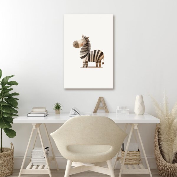 Obraz roztomilá pruhovaná zebra