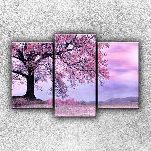 IMPAR Foto na plátno Růžový strom 4 75x50 cm