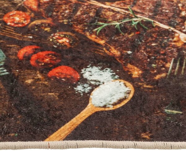 Kuchyňský koberec vícebarevný 60x180 cm pratelný 136627