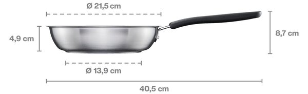 Functional Form Pánev na smažení, 20 cm, keramický povrh FISKARS 1072249