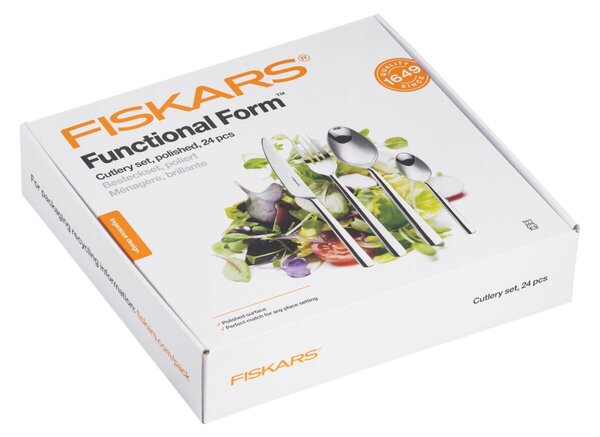 Functional Form Souprava příborů 24 ks, lesklé FISKARS 1071623