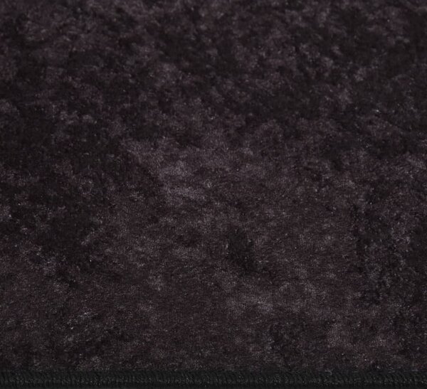 Koberec pratelný antracitový 400 x 300 cm 136631