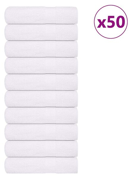 Ručníky FROGN 50 ks bílé 50x100 cm 360 g/m² 136652