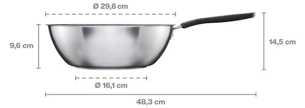 Functional Form Wok pánev 28 cm FISKARS 1072313