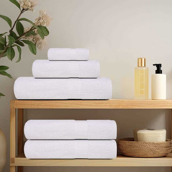 Ručníky FROGN 50 ks bílé 30x30 cm 360 g/m² 136644