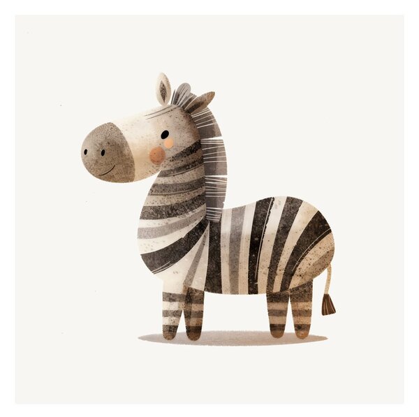Obraz veselá zebra pro děti