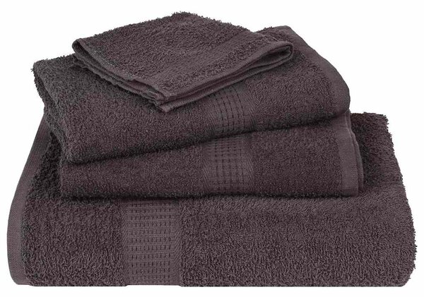 Ručníky do sprchy FROGN 4 ks antracitové 70x140 cm 360 g/m² 136686