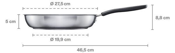 Functional Form Pánev na smažení, 26 cm, keramický povrh FISKARS 1072311