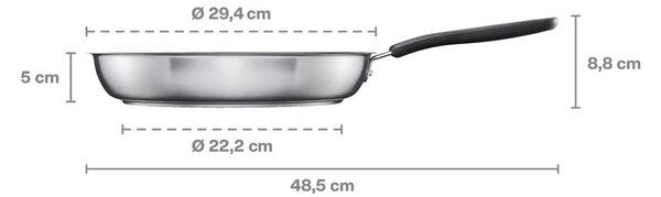 Functional Form Pánev na smažení, 28 cm, keramický povrh FISKARS 1072312