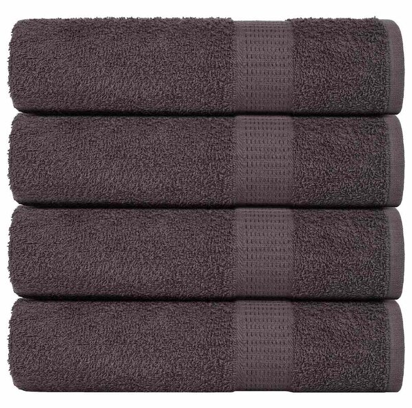 Ručníky FROGN 4 ks antracitové 50x100 cm 360 g/m² 136682