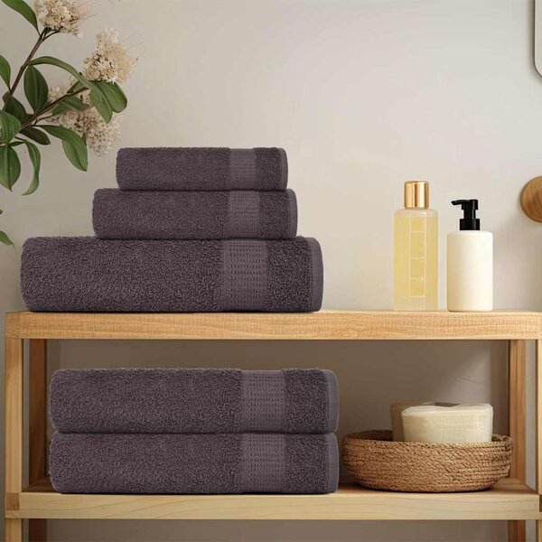 Ručníky FROGN 4 ks antracitové 50x100 cm 360 g/m² 136682