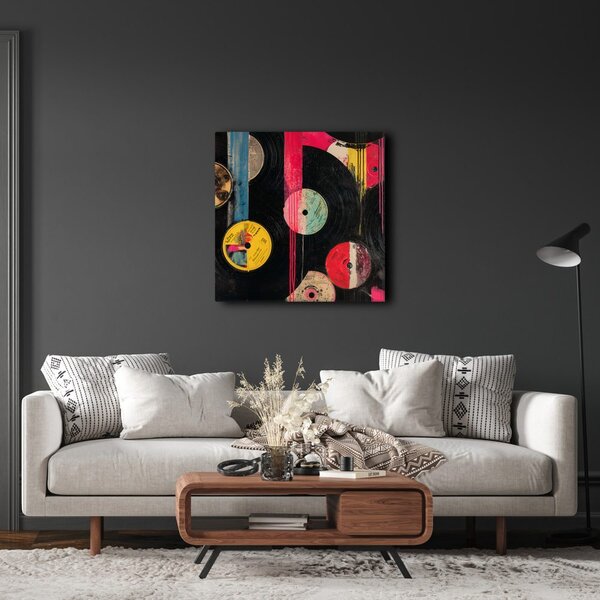 Obraz fantazie vinylových desek