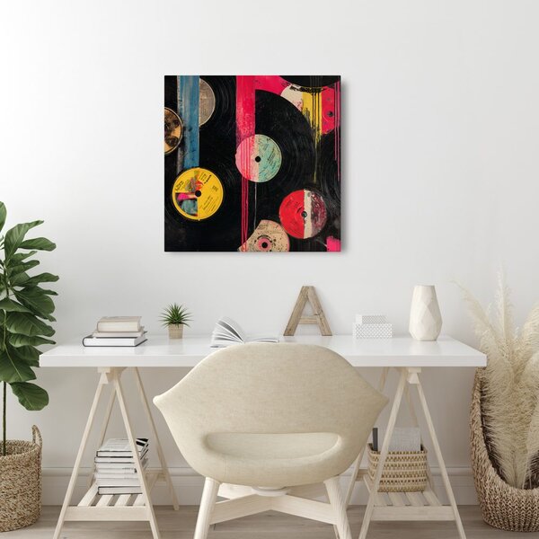 Obraz fantazie vinylových desek