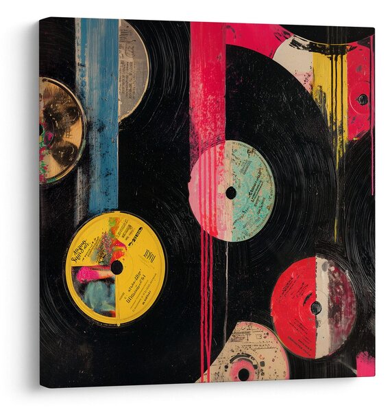 Obraz fantazie vinylových desek
