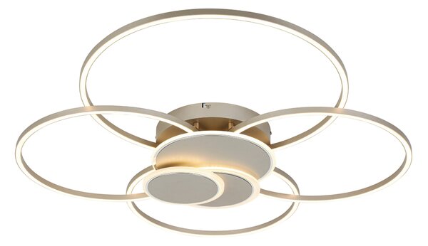 STROPNÍ LED SVÍTIDLO, 90,5/81/9,5 cm Novel - Stropní svítidla