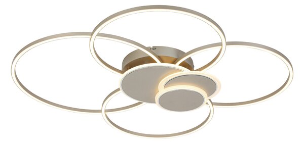 STROPNÍ LED SVÍTIDLO, 90,5/81/9,5 cm Novel - Stropní svítidla