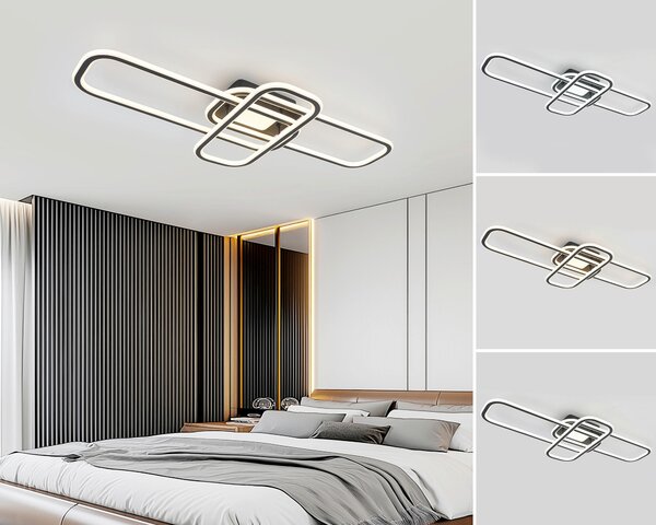 STROPNÍ LED SVÍTIDLO, 103/46/11 cm Novel - Stropní svítidla