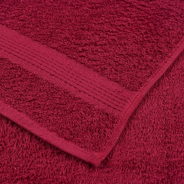 Ručníky pro hosty FROGN 2 ks bordó 30x50 cm 360 g/m² 136731