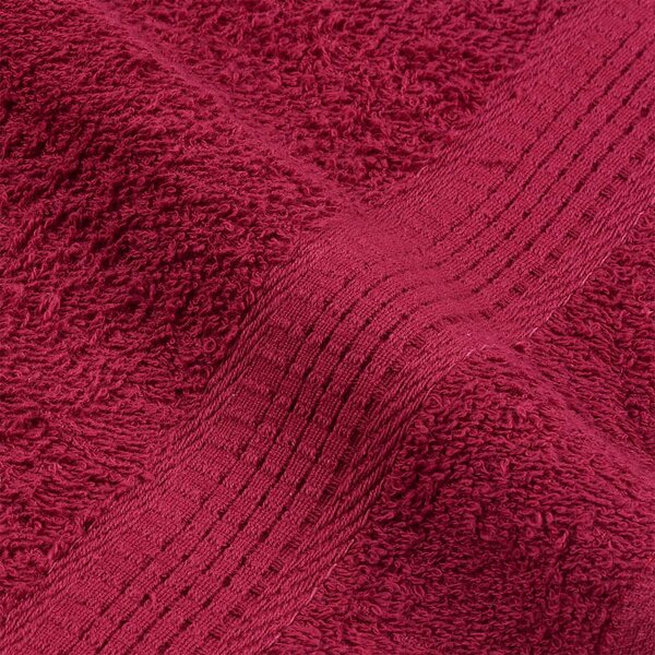 Ručníky pro hosty FROGN 2 ks bordó 30x50 cm 360 g/m² 136731