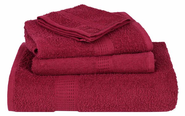 Ručníky pro hosty FROGN 2 ks bordó 30x50 cm 360 g/m² 136731