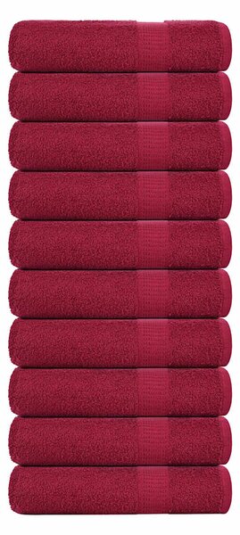 Osušky FROGN 10 ks Bordeaux 70x140 cm 360 gsm 136739