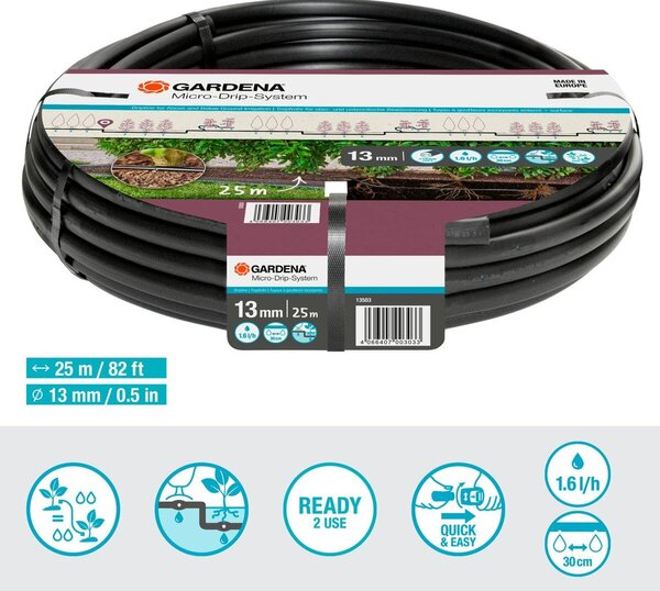 MDS Kapací hadice pro nadzemní i podzemní instalaci, 13 mm, 25 m GARDENA 13503-20