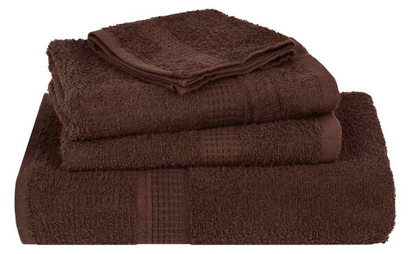Ručníky FROGN 2 ks hnědé 50x100 cm 360 g/m² 136758