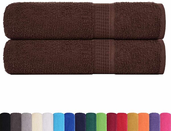 Ručníky FROGN 2 ks hnědé 50x100 cm 360 g/m² 136758