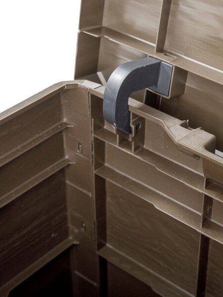 Woodys Úložný box 160 l, plastový, hnědý TOOMAX Z0186R0--3500