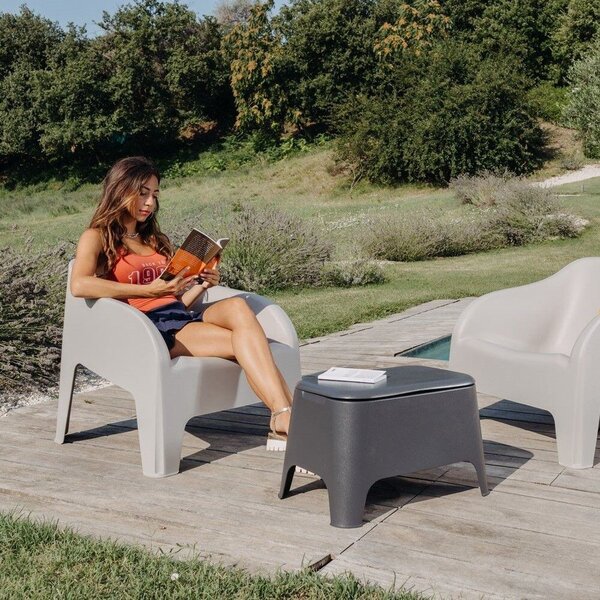 Petra Stůl + box, plastový, grafit TOOMAX Z0183M0--9700