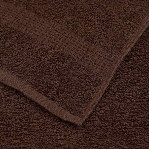 Ručníky FROGN 10 ks hnědé 50x100 cm 360 g/m² 136760