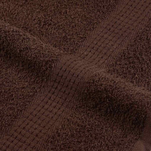 Ručníky FROGN 10 ks hnědé 50x100 cm 360 g/m² 136760