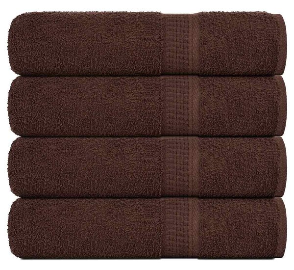 Ručníky do sprchy FROGN 4 ks hnědé 70 x 140 cm 360 g/m² 136762