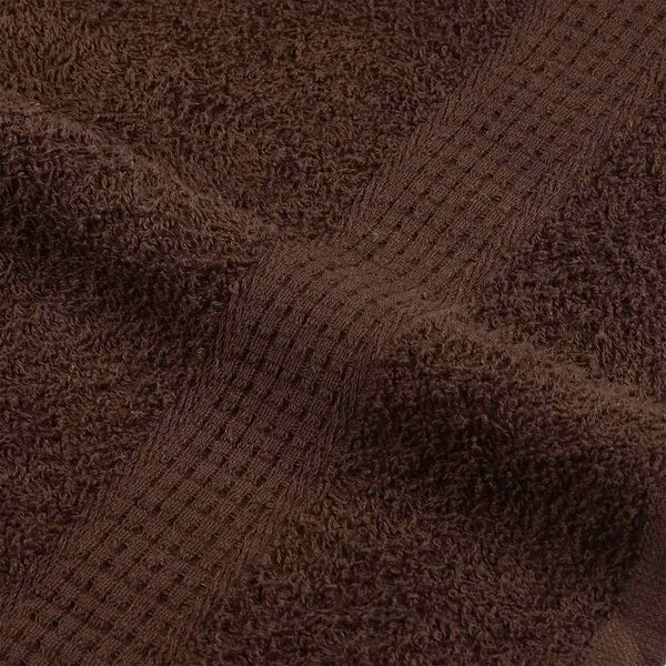 Ručníky FROGN 10 ks hnědé 30x30 cm 360 g/m² 136754