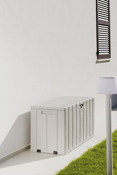 Bravo Úložný box 270 l, plastový, světle šedý TOOMAX Z0188R0--2500