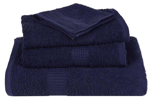 Ručníky FROGN 4 ks tmavě modré 30x30 cm 360 g/m² 136777