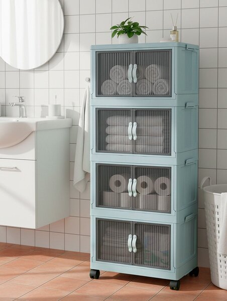 Skříňka Laice 127 (modrá). Akce -23%