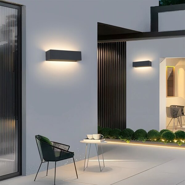 Brilagi - LED Venkovní nástěnné svítidlo DONNANI LED/12W/230V antracit IP44