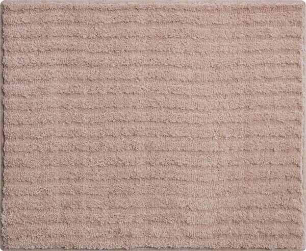 GRUND Koupelnová předložka RIFFLE čoko krémová Rozměr: 60x100 cm