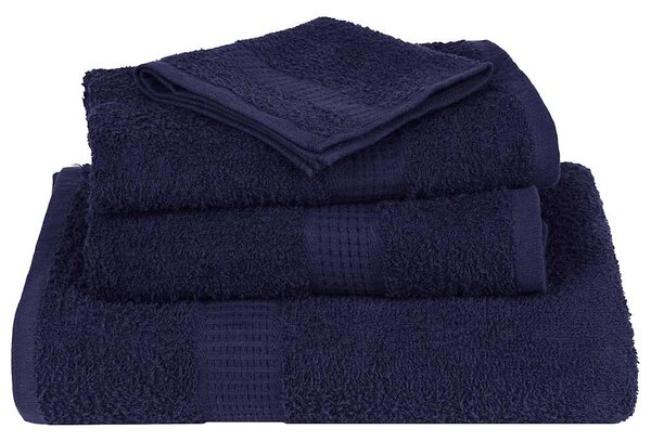 Ručníky FROGN 4 ks tmavě modré 50x100 cm 360 g/m² 136783