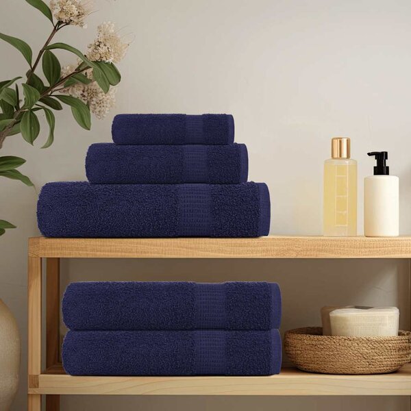 Ručníky FROGN 4 ks tmavě modré 30x30 cm 360 g/m² 136777