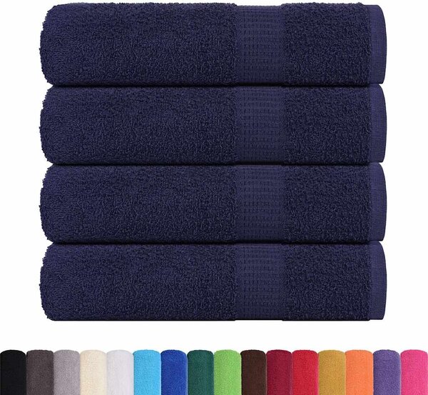 Ručníky FROGN 4 ks tmavě modré 50x100 cm 360 g/m² 136783
