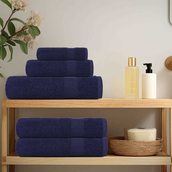 Ručníky FROGN 4 ks tmavě modré 50x100 cm 360 g/m² 136783