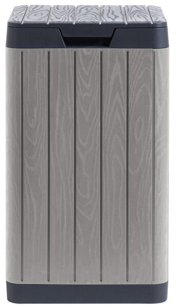 Rio Garden Zahradní koš 80 l, plastový, světle šedá/grafit TOOMAX Z0480RAA05000