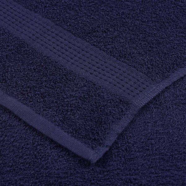 Saunové osušky FROGN 10 ks tmavě modré 80x200 cm 360 g/m² 136793