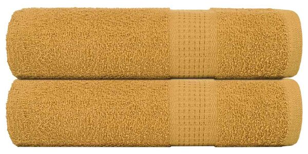 Ručníky FROGN 2 ks zlaté 50x100 cm 360 g/m² 136806