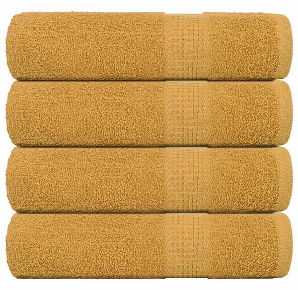 Ručníky FROGN 4 ks zlaté 50x100 cm 360 g/m² 136807